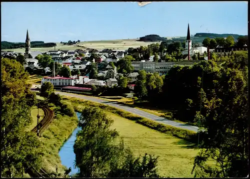 Ansichtskarte Naila (Oberfranken) Panorama-Ansicht; Ort im Frankenwald 1975