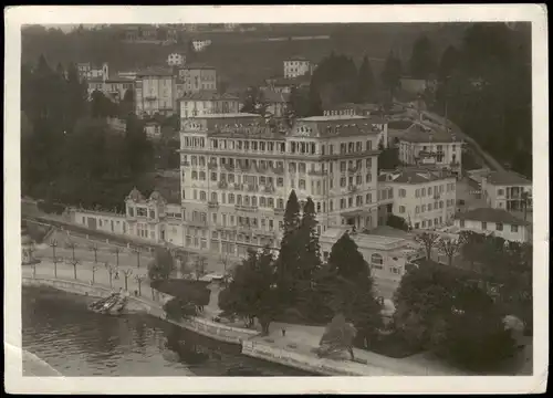 Ansichtskarte Lugano Luftbild Park-Hotel 1932