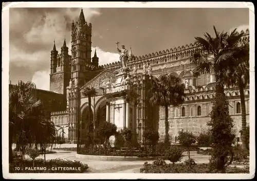 Cartoline Palermo Palermo (Palermu) CATTEDRALE - Fotokarte 1938