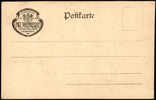 Ansichtskarte Eisenach Wartburg Innenansicht, Künstlerkarte 1900
