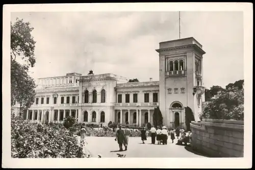 Postcard Jalta Ялта / Yalta Partie am Schloß 1959