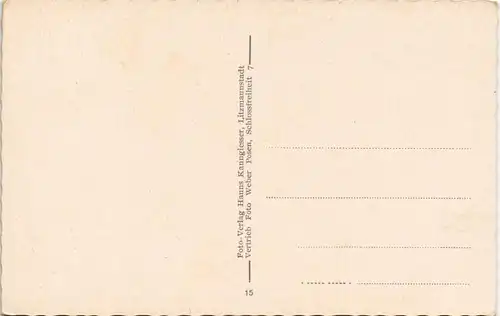 Postcard Posen Poznań Paulikirche 1940