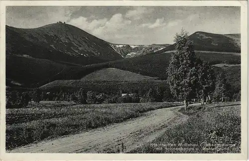 Steinseiffen-Giersdorf Ściegny Podgórzyn Stadt, Schneekoppe 1934