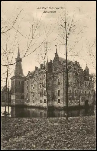 Postkaart Renkum Schloss Kasteel Doorwerth 1915
