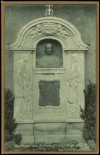 Sasbach  Kaiserstuhl Achern (Baden) Denkmal des Stifters Prälat Dr. Lender 1925