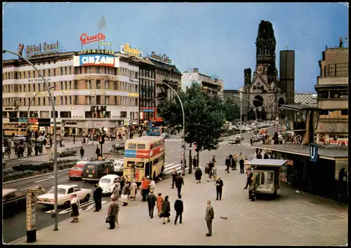 Charlottenburg-Berlin Kurfürstendamm Ecke Joachimstaler Straße 1975