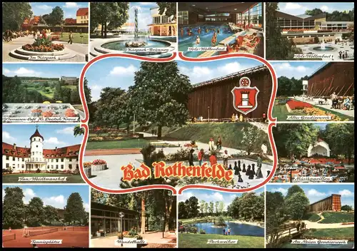 Ansichtskarte Bad Rothenfelde Stadtansichten 1976