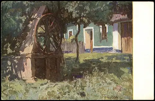 Ansichtskarte  Künstlerkarte: Gemälde / Kunstwerke Al. Kalvoda. 1944