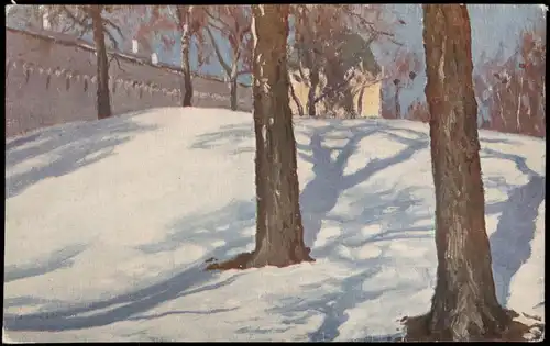 HER MASCHOFF. Effet de neige (Russie). 2007 Künstlerkarte:  Kunstwerke 1913