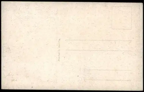 Künstlerkarte Gemälde Kunstwerk: Landschaft mit Pferde-Kutsche 1910