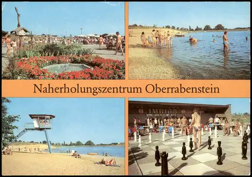 Rabenstein Chemnitz Karl-Marx-Stadt Naherholungsgebiet Oberrabenstein 1981