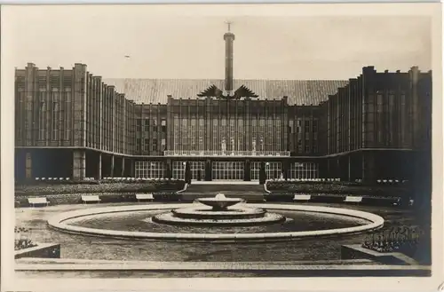 Ansichtskarte Deutz-Köln Düx Messehof Offizielle Postkarte der Pressa 1928