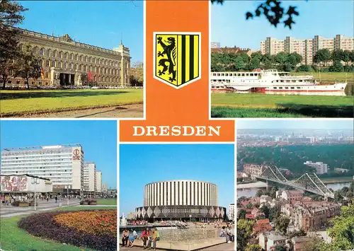 Dresden Bezirksgericht, Käthe-Kollwitz-Ufer, Prager Straße, Filmtheater 1980