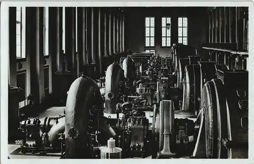 Ansichtskarte Kochel am See Maschinenhalle des Walchensee-Werks 1940