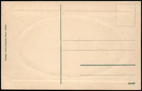 Daun Eifel Gemündener-Maar vom Mäuseberg aus gesehen 1911 Passepartout