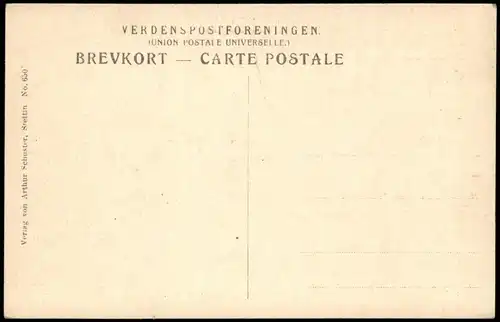 Postcard Bornholm Oster Lars Kirke Kirche Church 1910