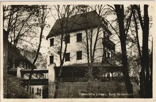 Ansichtskarte Ebermannstadt Burg Gaillenreuth 1932