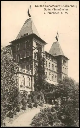 Ansichtskarte Bad Soden-Salmünster Sanatorium Stolzenberg 1913