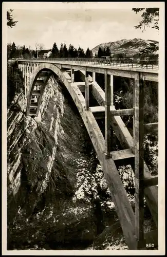 Ansichtskarte Rottenbuch Ammerhochbrücke 1932