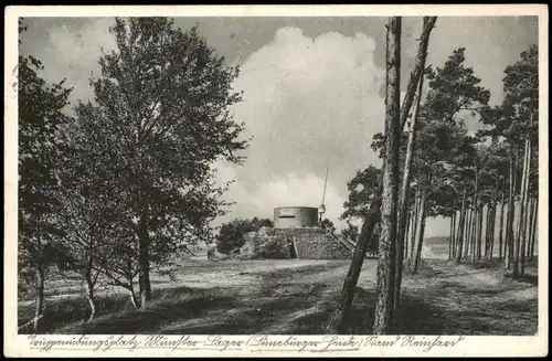 Ansichtskarte Munster-Lager Truppenübungsplatz, Unterstand 1939