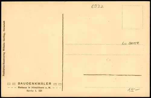 Hirschhorn (Neckar) Kinder an der Straßenkreuzung - Rathaus 1914