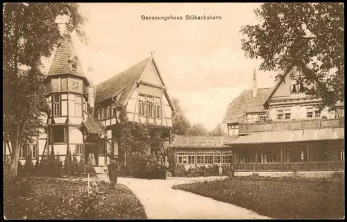 Ansichtskarte Hötzingen-Soltau Genesungshaus 1917
