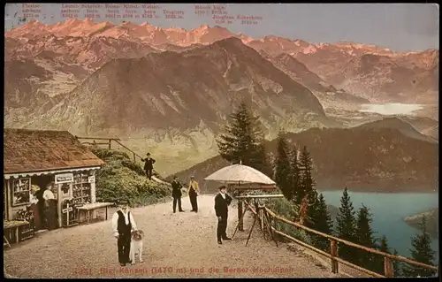 Berner Oberland Rigi Känzeli und die Berner Hochalpen Oberland 1909