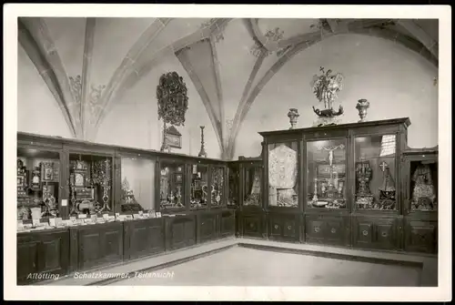 Ansichtskarte Altötting Schatzkammer, Teilansicht 1932