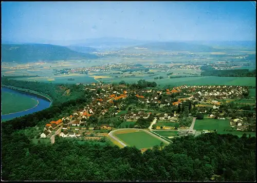 Ansichtskarte Fürstenberg (Weser) Luftbild Luftaufnahme 1974