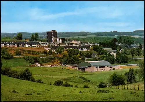 Ansichtskarte Hückeswagen Hallenbad und Wiehagen 1981