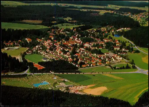 Ansichtskarte Königsfeld im Schwarzwald Panorama-Ansicht Gesamtansicht 1975