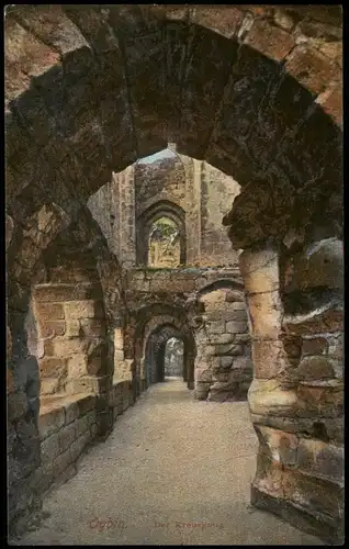 Ansichtskarte Oybin Der Kreuzgang 1910