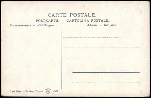 Ansichtskarte .Schweiz Klausenpasshöhe, Schweizer Berg-Landschaft 1910