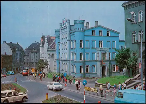 Waldenburg (Schlesien) Wałbrzych Plac Grunwaldzki Nauczyciela 1979