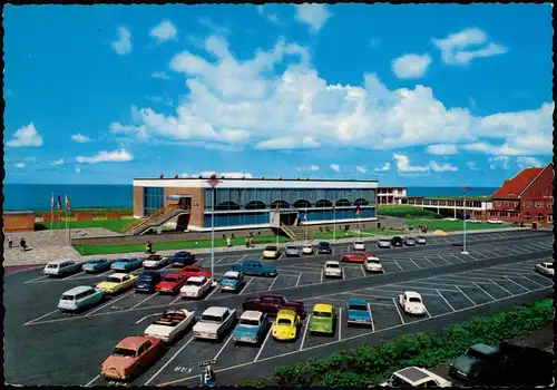 Ansichtskarte Westerland-Sylt Parkplatz am Kurmittelhaus 1981