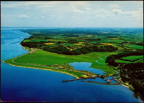 Westerholz (Kreis Schleswig-Flensburg) Luftbild Langbilligau 1972