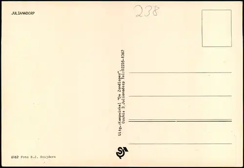 Postkaart Julianadorp Luftbild 1972