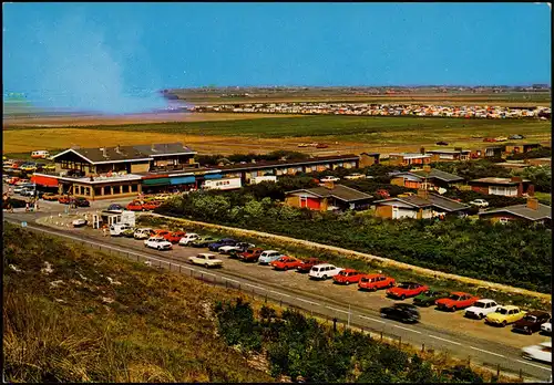 Postkaart Julianadorp Luftbild Autos 1976