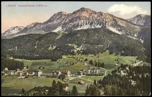 Ansichtskarte Lenzerheide / Lai Umlandansicht 1910