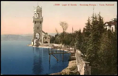 Gardone Riviera Hildebrandsburg Lago di Garda Gardone Riviera Torre Ruhland 1910