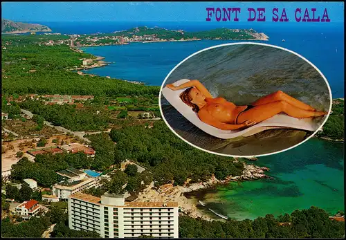 Postales Font des Sa Cala Panorama Font de Sa Cala (Mallorca) 1980