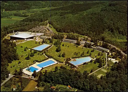 Sindelfingen Badezentrum mit Schwimmstadion aus der Vogelschau 1970