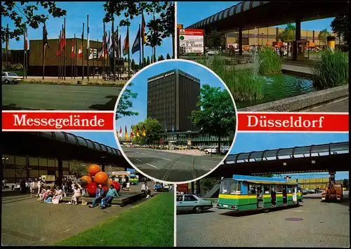 Ansichtskarte Düsseldorf Messegelände Messe Mehrbildkarte 1970