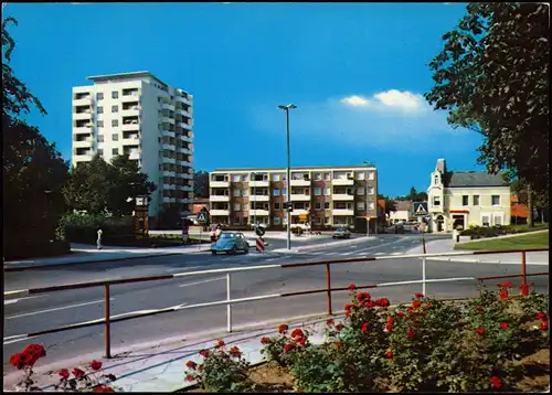 Bad Oldesloe VW Käfer a.d. Kreuzung Kurparkallee Brunnenstraße 1970