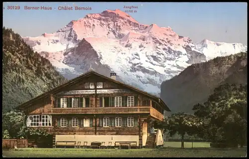 Ansichtskarte Grindelwald Berner-Haus - Châlet Bernois Jungfrau 1912