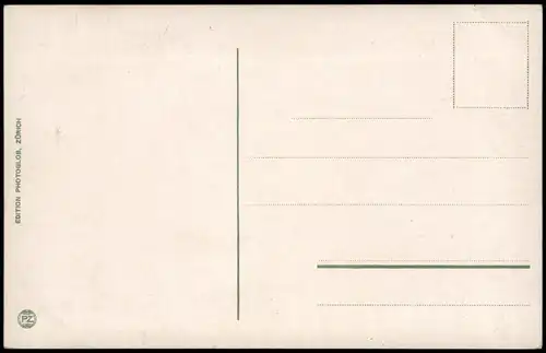 .Schweiz Oeschinensee (1592 m) in den Schweizer Alpen Berge 1910
