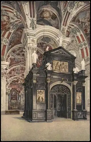 Ansichtskarte Einsiedeln Gnadenkapelle in der Klosterkirche 1910