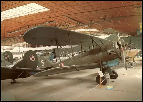 Cvičný dvouplošnik PWS 26 anno 1937 Historisches Flugzeug 1990