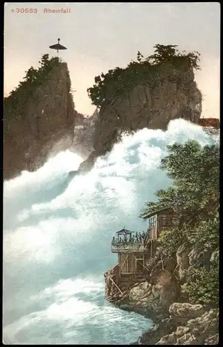 Neuhausen am Rheinfall Rheinfall River Rhine River Falls Wasserfall 1910
