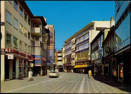 Ansichtskarte Braunschweig Damm, Einkaufsstraße, Auto Geschäfte 1965